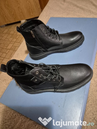 Ghete barbatesti BIG Star, piele naturala, supercalitate, 46, noi 