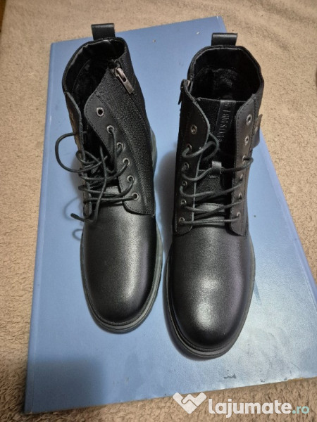 Ghete barbatesti BIG Star, piele naturala, supercalitate, 46, noi 