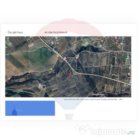 Teren 1,895mp Carcea / Strada Viaductului 