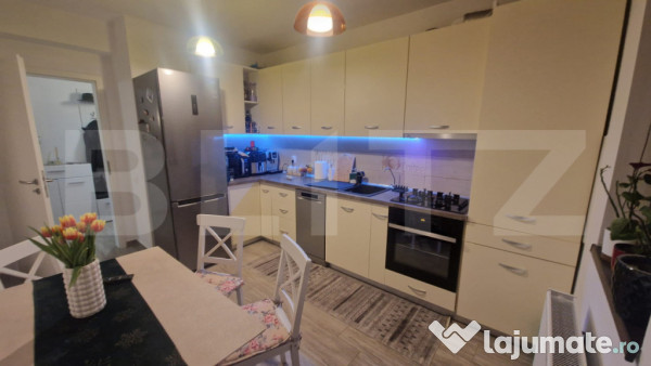 Apartament 2 camere ,58 mp utili, terasa mare, decomandat ,m 