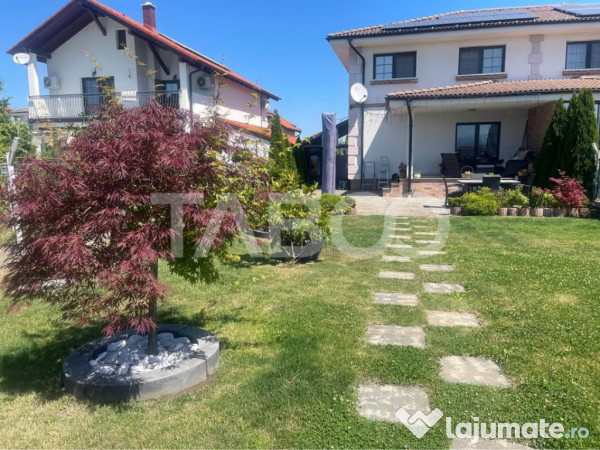 Casa moderna 5 camere piscina si curte de 464 mp de vanzare 