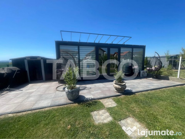 Casa moderna 5 camere piscina si curte de 464 mp de vanzare 