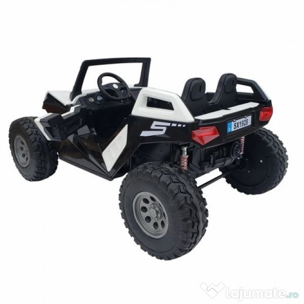UTV electric pentru 4 copii, Kinderauto Buggy XXL 500W 24V 14Ah White