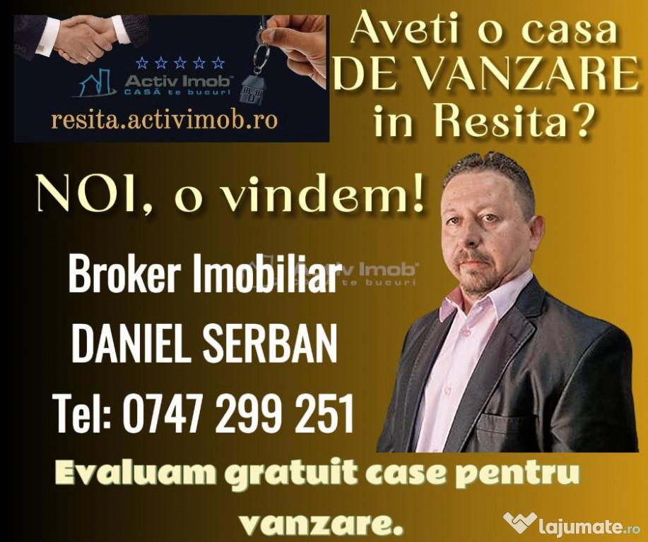 Resita Chirie Sp.Birou 3 Cam.Central 