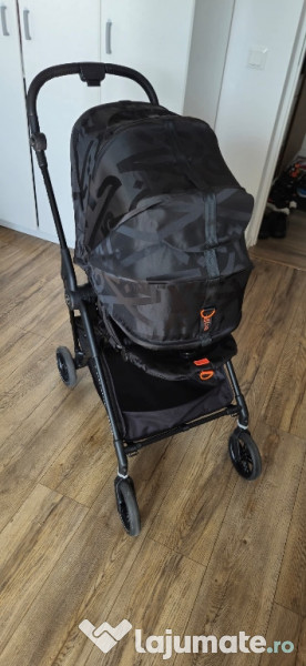 Carut/carucior Cybex Melio Street Real Black cu landou 