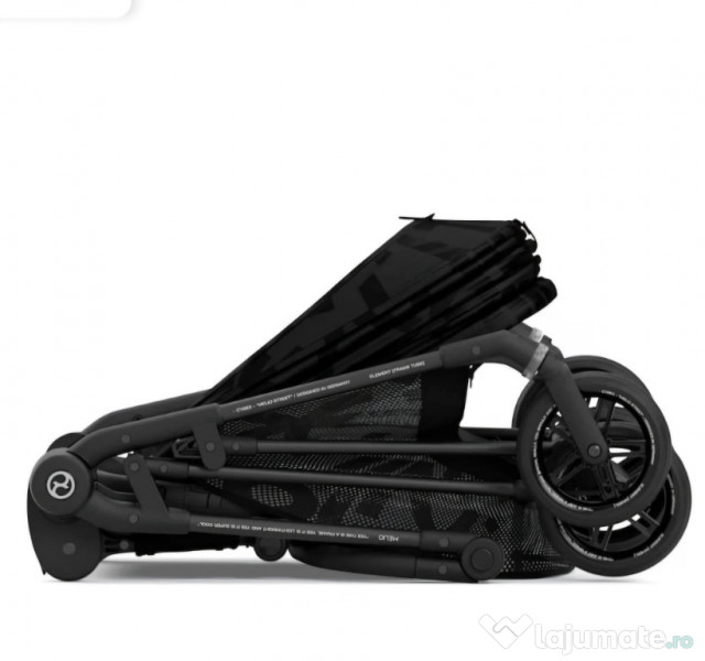 Carut/carucior Cybex Melio Street Real Black cu landou 