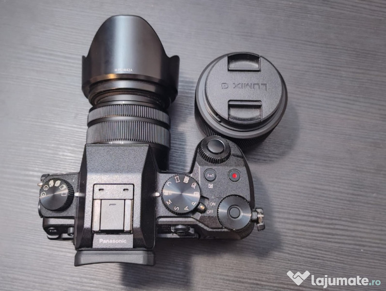 Panasonic Lumix G7 (3950 cadre) + 25mm f/1.7 + 14-42mm + Accesorii 