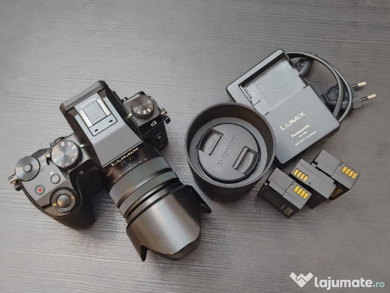 Panasonic Lumix G7 (3950 cadre) + 25mm f/1.7 + 14-42mm + Accesorii 