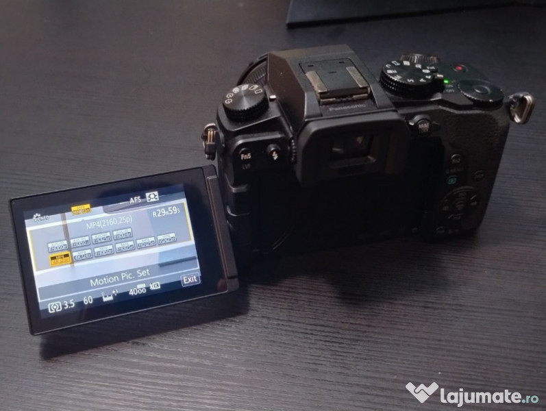 Panasonic Lumix G7 (3950 cadre) + 25mm f/1.7 + 14-42mm + Accesorii 