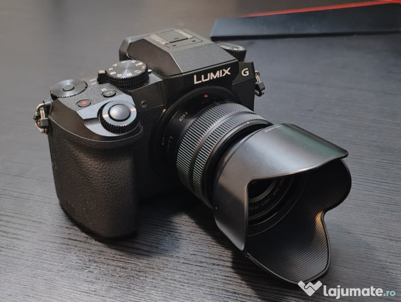 Panasonic Lumix G7 (3950 cadre) + 25mm f/1.7 + 14-42mm + Accesorii 