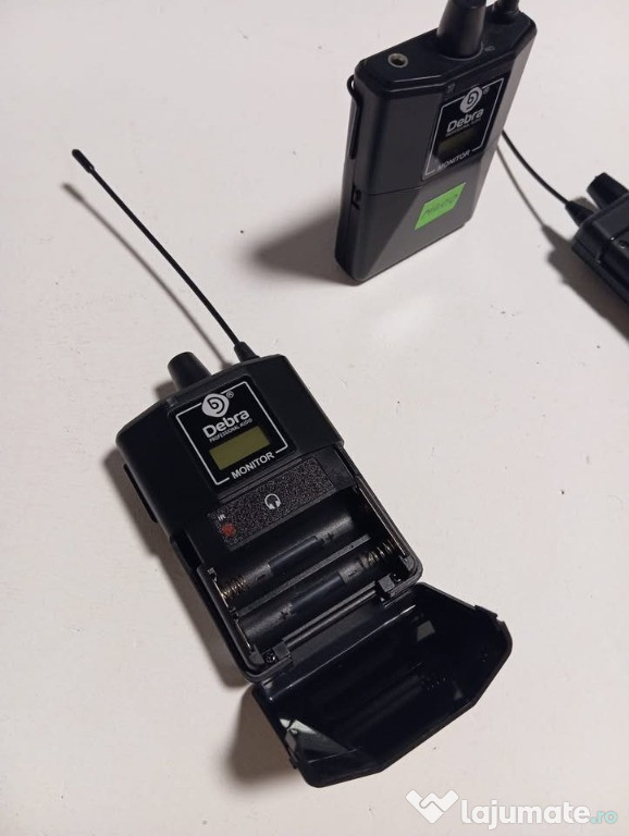 Sistem monitorizare In-ear Debra UHF si BT 5.0