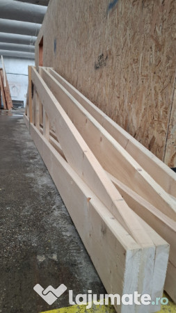 Ferme lemn acoperiș lungime 7600mm 