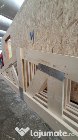 Ferme lemn acoperiș lungime 7600mm 