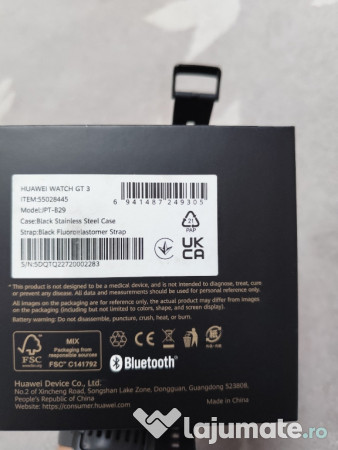 Ceas Huawei Watch GT 3, 46 mm 