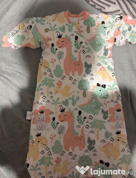 Sac de dormit de iarnă pentru bebeluși cu mâneci detașabile 