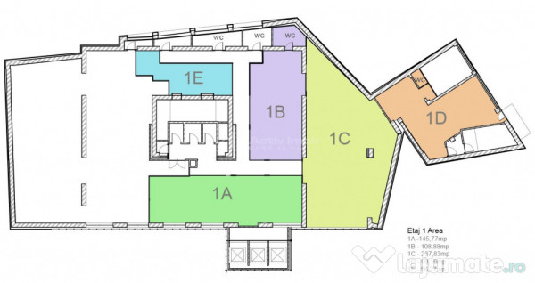 Spatii de birouri, Riverside Tower, Incepand de la 7 euro/mp 