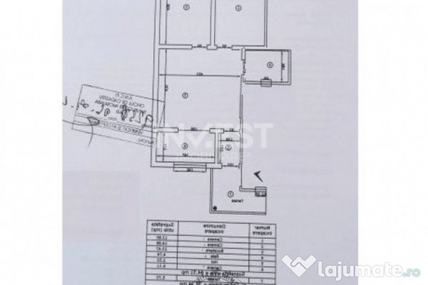 Apartament cu 3 camere, Miroslava, etaj 1, bloc 2015