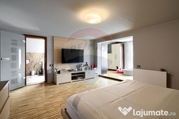 Casă modernă și spațioasă cu piscină,saună și sal... 