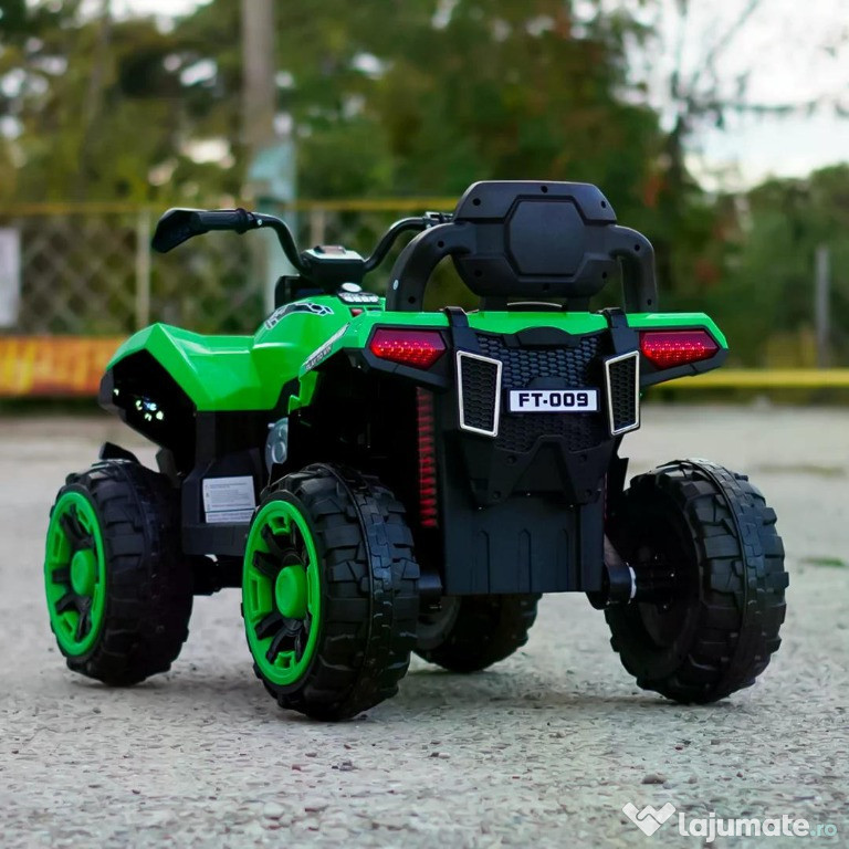 ATV electric pt. 2 copii 4x4 Kinderauto SuperOffroad V2, 4x45W Green