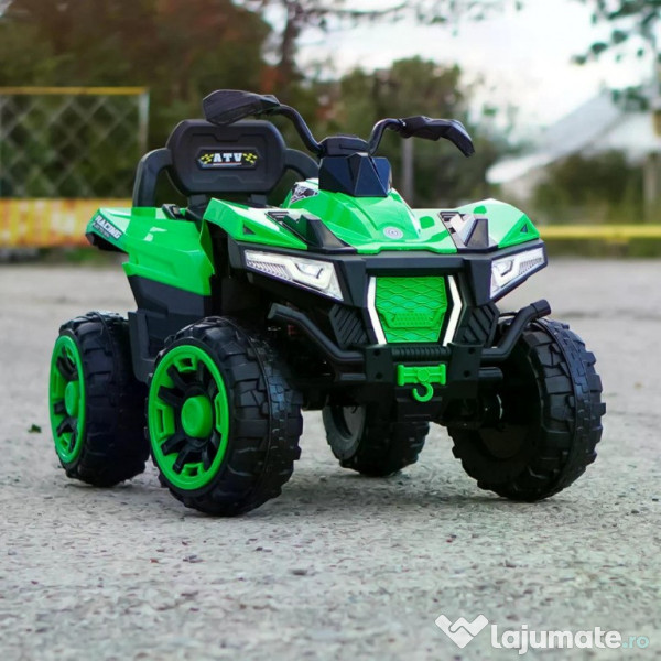 ATV electric pt. 2 copii 4x4 Kinderauto SuperOffroad V2, 4x45W Green