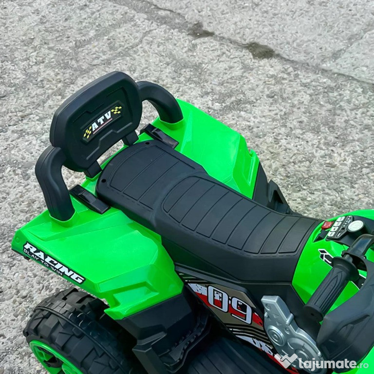 ATV electric pt. 2 copii 4x4 Kinderauto SuperOffroad V2, 4x45W Green