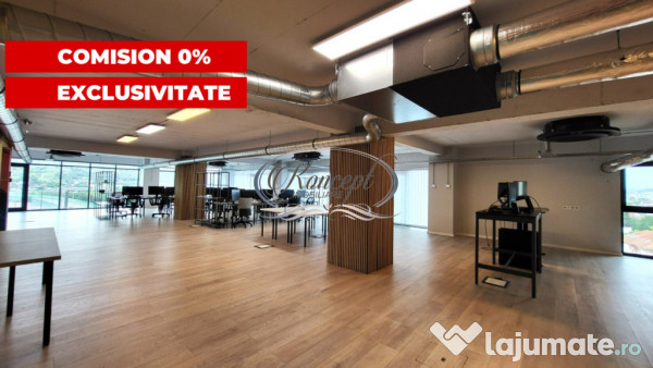 Birou premium in Marasti, etaj integral, acces 24/7 securiza 