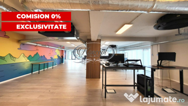 Birou premium in Marasti, etaj integral, acces 24/7 securiza 