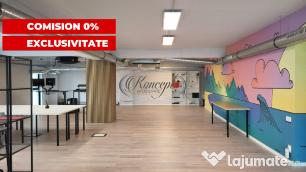 Birou premium in Marasti, etaj integral, acces 24/7 securiza 