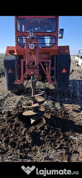 Burghiu. Sistem de forat gropi 