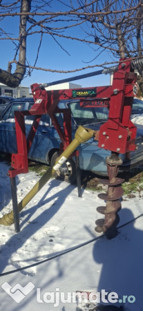 Burghiu. Sistem de forat gropi 