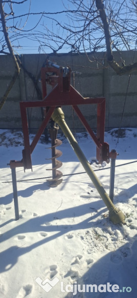 Burghiu. Sistem de forat gropi 