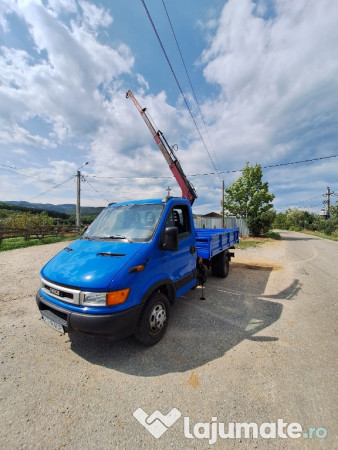 Iveco daily basculabil cu macara 