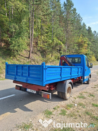 Iveco daily basculabil cu macara 