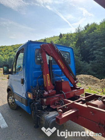 Iveco daily basculabil cu macara 