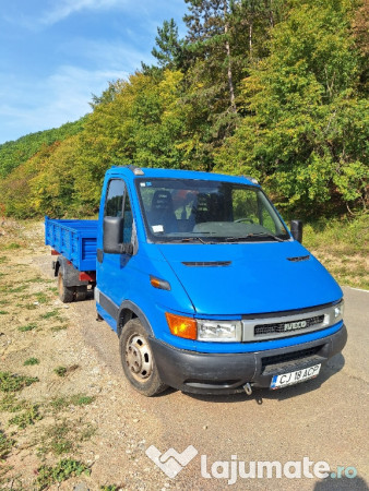 Iveco daily basculabil cu macara 