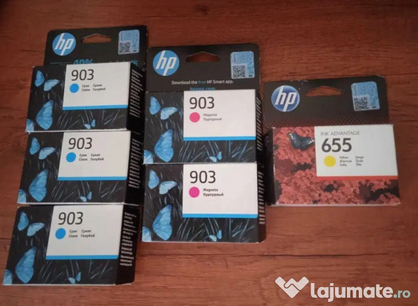 Cartuse imprimanta HP 903 si 655 