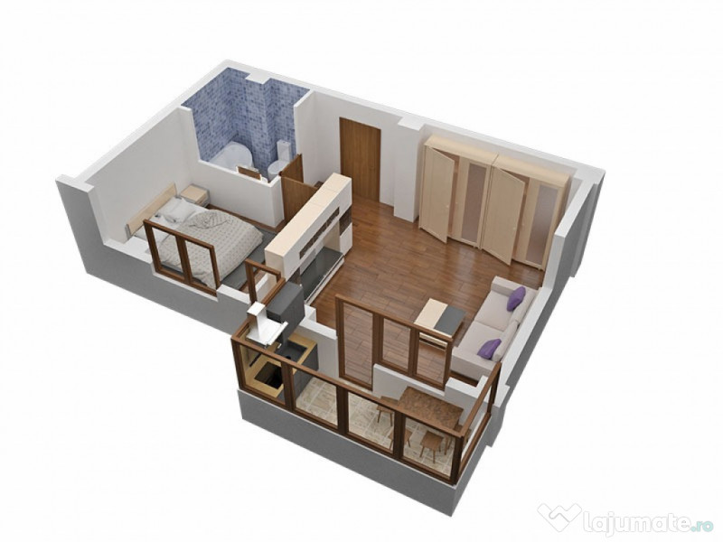 Apartament 2 camere Militari residence 