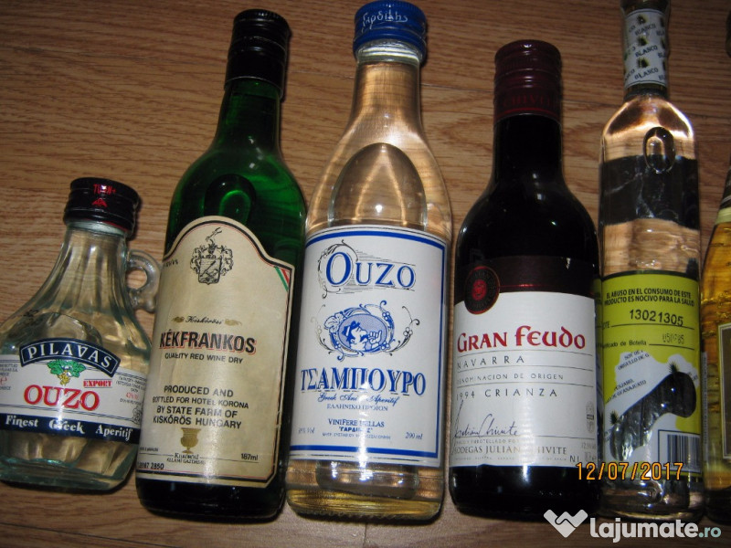 Sticlute colectie mostra,tequila,ouzo,vin,coniac,spumant,lichior,whisk 