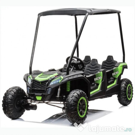 UTV electric pt. 4 copii, Kinderauto Racing 600W 24V 14Ah, verde