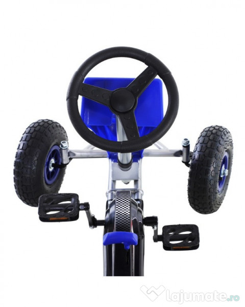 GO Kart cu pedale pt copii 6-15 ani, Kinderauto F8-3, roti Gonflabile 