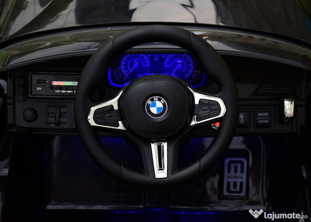 Masinuta electrica pentru copii Bmw M5 2x 45W, baterie detasabila 12V