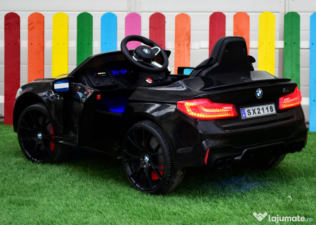 Masinuta electrica pentru copii Bmw M5 2x 45W, baterie detasabila 12V