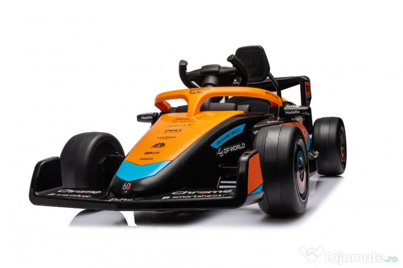 Masinuta electrica Formula 1 McLaren Racing 2x 35W 12V, cu scaun tapit