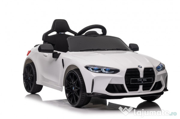 Masinuta electrica pentru copii, Bmw M4 90W 12V 7Ah PREMIUM white 