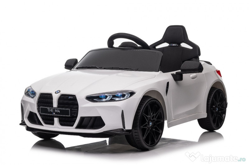 Masinuta electrica pentru copii, Bmw M4 90W 12V 7Ah PREMIUM white 