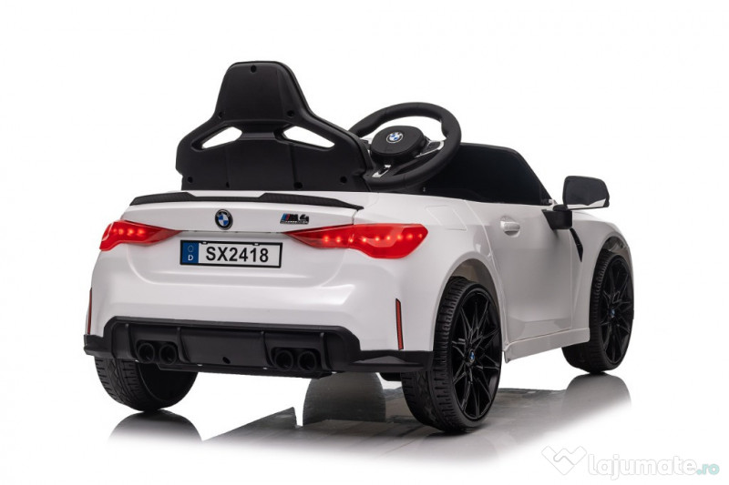 Masinuta electrica pentru copii, Bmw M4 90W 12V 7Ah PREMIUM white 