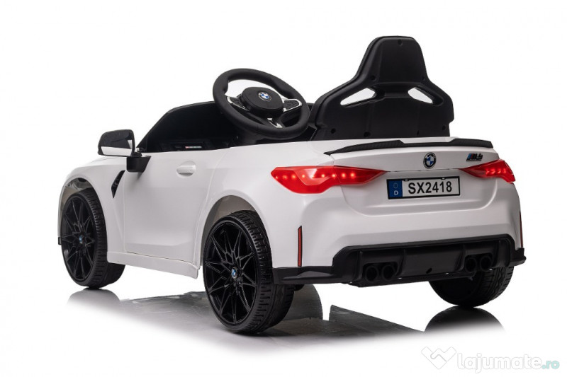 Masinuta electrica pentru copii, Bmw M4 90W 12V 7Ah PREMIUM white 
