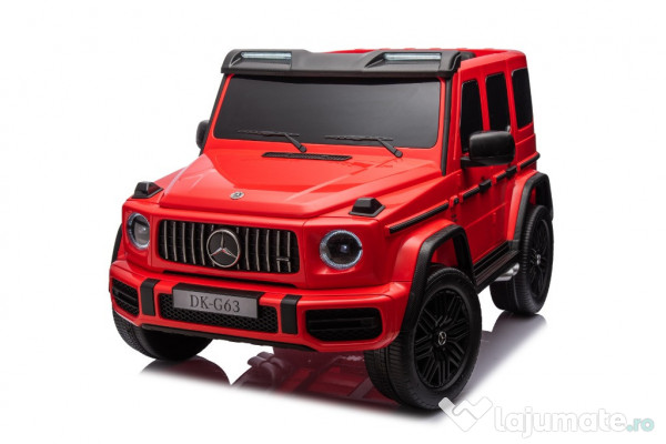 Masinuta electrica Mercedes G63 4x4 putere 800W 24V, 14Ah, Mp3 #RED