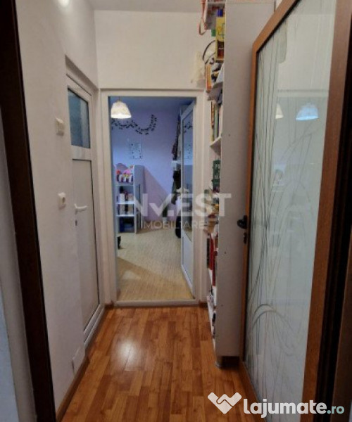 Apartament 2 camere, semidecomandat, etaj intermediar, 60 mp