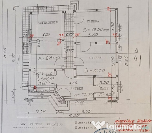 BAICOI - casa P+E, ter-1354mp, pret. locuinta/activ. comerci 
